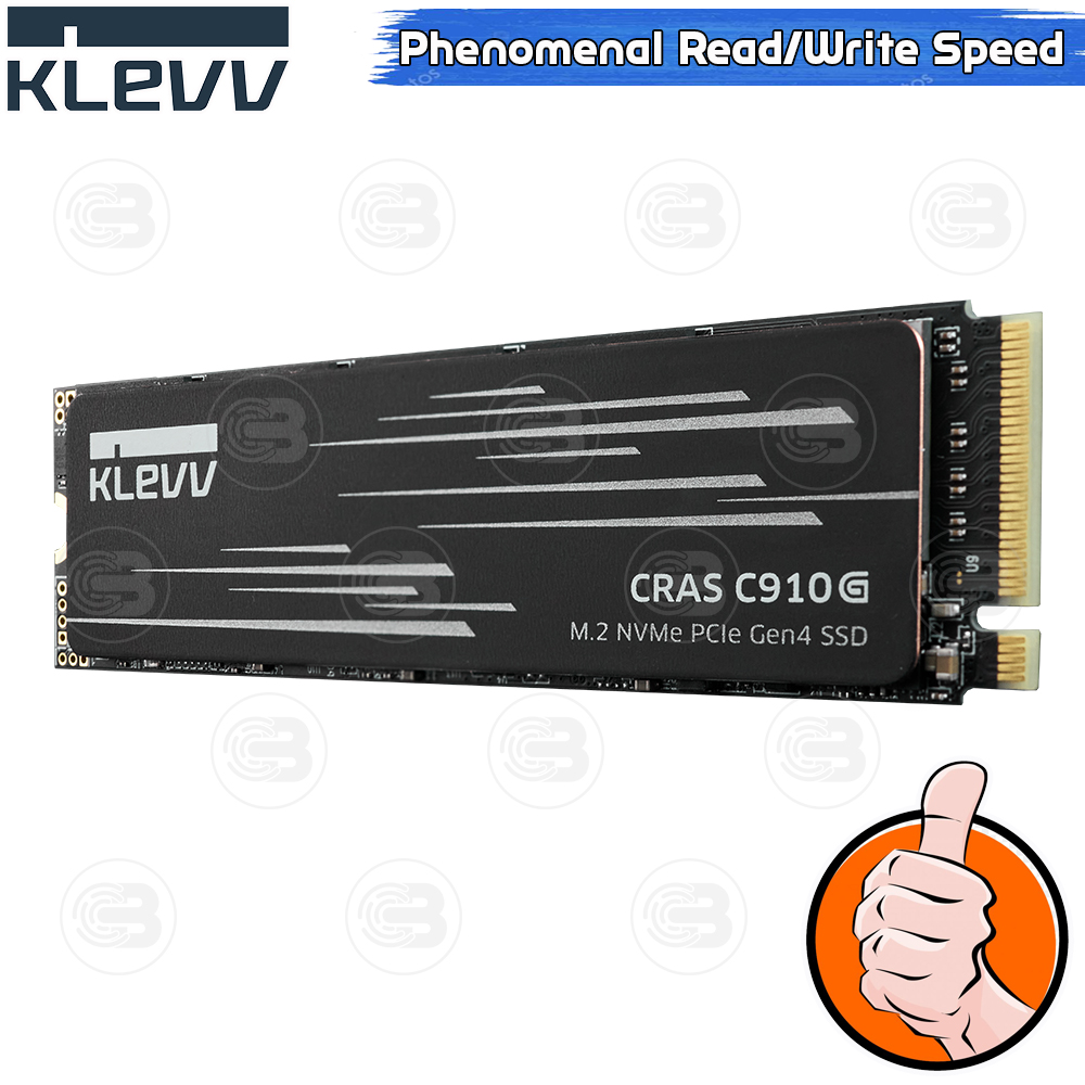 [CoolBlasterThai] KLEVV CRAS C910G SSD M.2 2280 NVMe PCIe GEN4x4 2TB (5Y-Warranty)