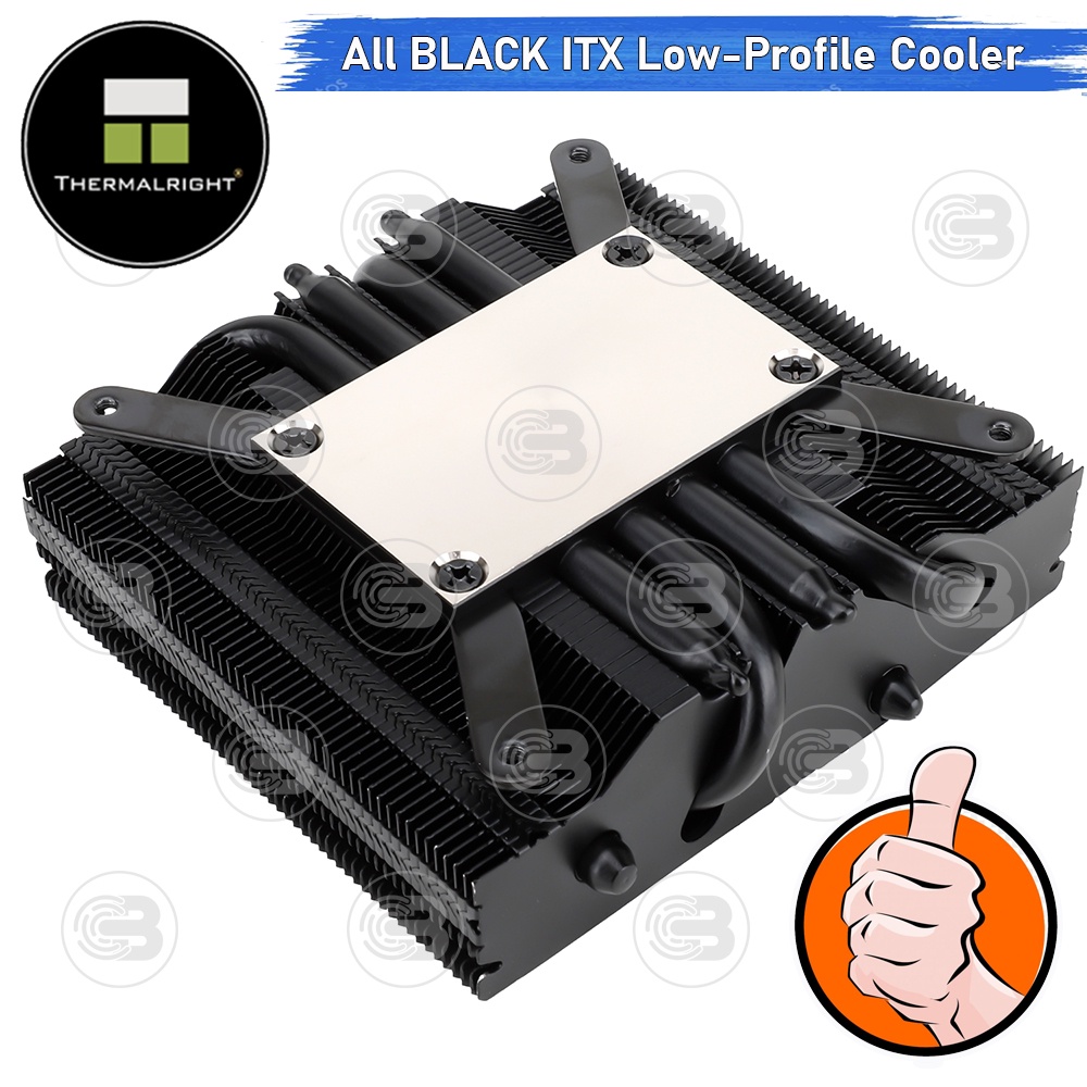 [CoolBlasterThai] Thermalright AXP90 X47 Black Low-Profile CPU Cooler with 4 Heatpipes ประกัน 6 ปี