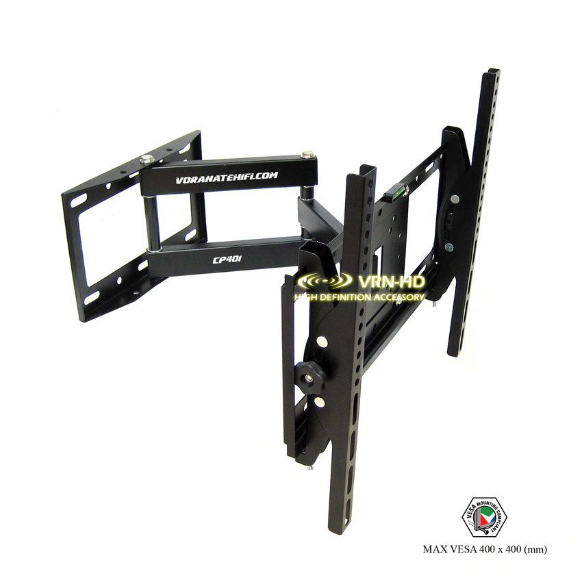 CP401 ขาแขวนทีวี 26 - 52 inch LED,LCD TV,Full Motion Single-Arm TV Wall Mount, Max VESA 400x400 mm., Weight Capacity 35 Kg.