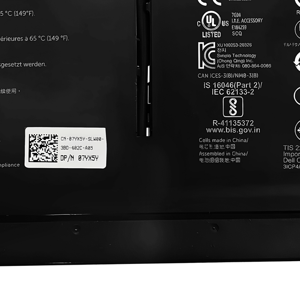 Battery Dell Latitude 7310, 7310 2-in-1, 3-Cell 39Wh, แบตเตอรี่ Dell 35J09 ของแท้รับประกันศูนย์ Dell Thailand ราคาไม่แพง