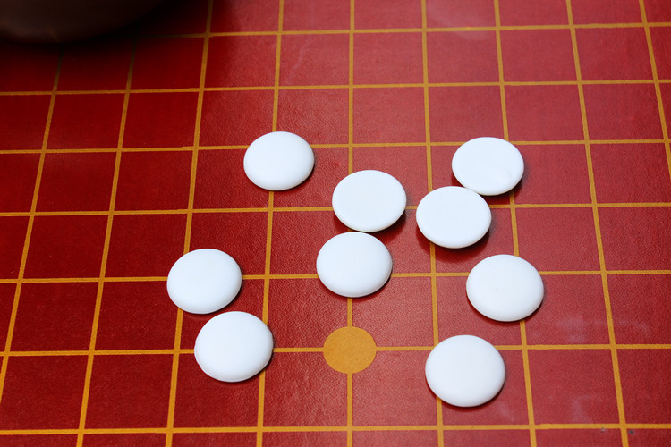 ชุดหมากล้อมไม้ลายจีน