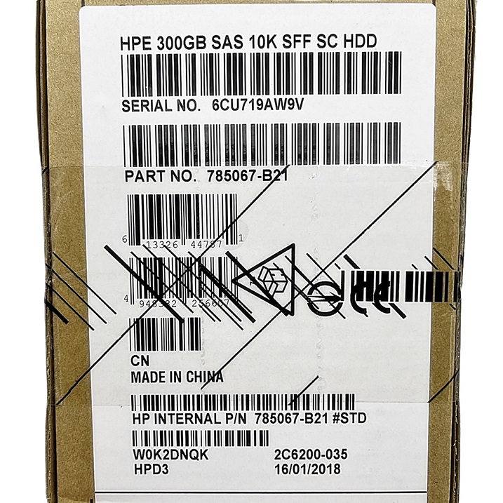 NEW HP 785067-B21 785410-001 [TorCompTH Thailand ขาย จำหน่าย ราคา] HP 300GB 10K 12G SAS 2.5in HDD for G8 G9