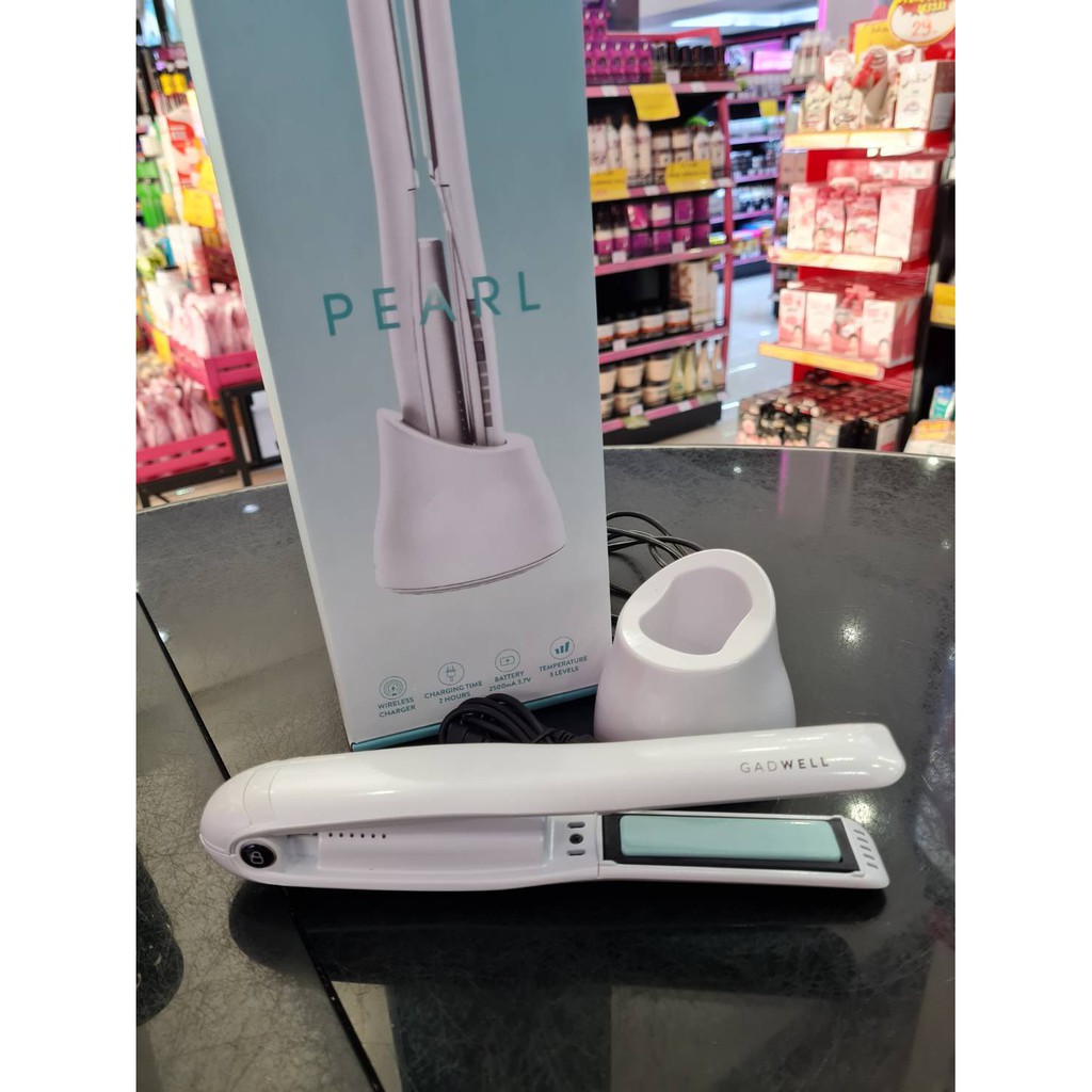 แท้พร้อมส่ง‣ GADWELL Hair Tutorial powered by Pearl เครื่องรีดผม ไร้สายชนิดพกพา