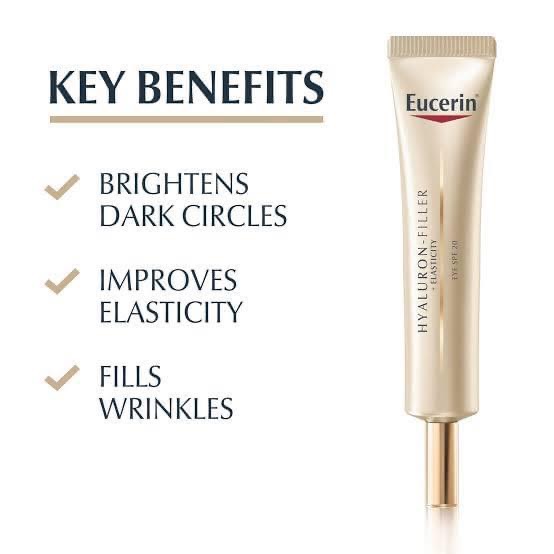 ครีมบำรุงรอบดวงตา Eucerin Hyaluron Filler + Elasticity Eye Cream SPF20 15ml.