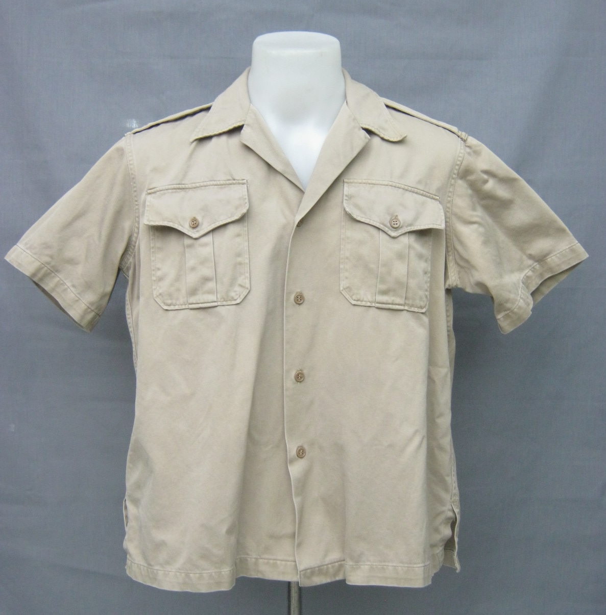 เสื้อทหาร WWII Khaki Military Uniform Shirt USMC