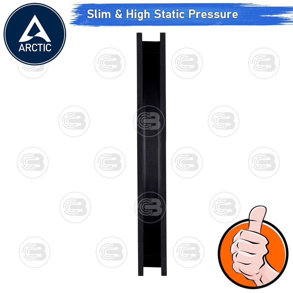 [CoolBlasterThai] ARCTIC P12 SLIM PWM PST (size 120 mm.) PC Fan Case ประกัน 6 ปี