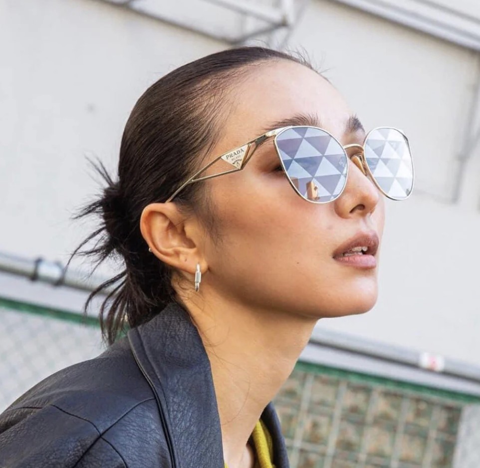 แว่นกันแดด Prada SPR50Z SVF05T - Pink gold