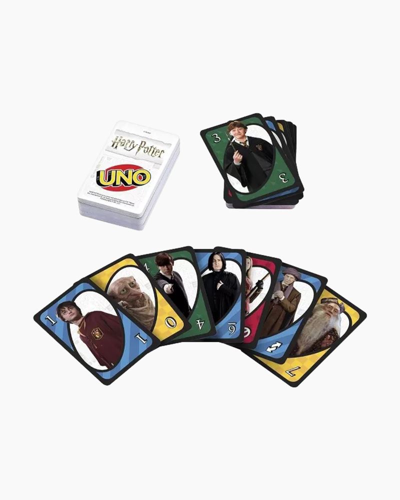 UNO Harry Potter Card Game (Mattel) การ์ดอูโน่แฮรี่พอตเตอร์ ลิขสิทธิ์แท้ #FNC42