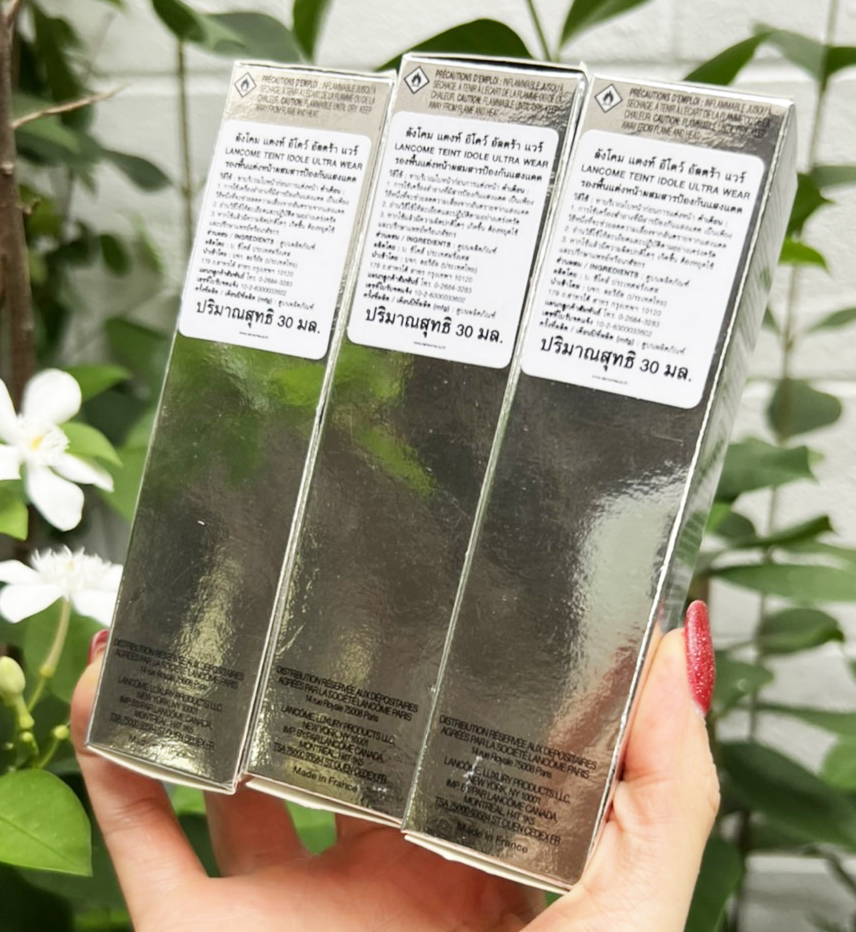 LANCÔME Teint Idole Ultra Wear Foundation SPF 38 ปริมาณ 30ml. รองพื้นสูตรออยล์ฟรี