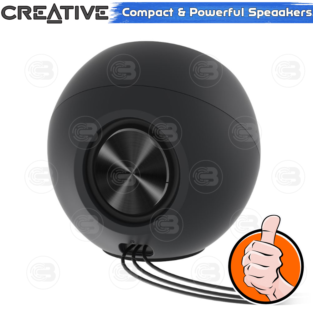 [CoolBlasterThai] CREATIVE SPEAKER PEBBLE V2 USB TYPE-C (BLACK)