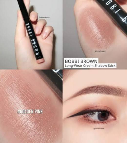 ไม่มีกล่อง Bobbi Brown Long-Wear Cream Shadow Stick 0.9g สี Golden Pink อายแชโดว์