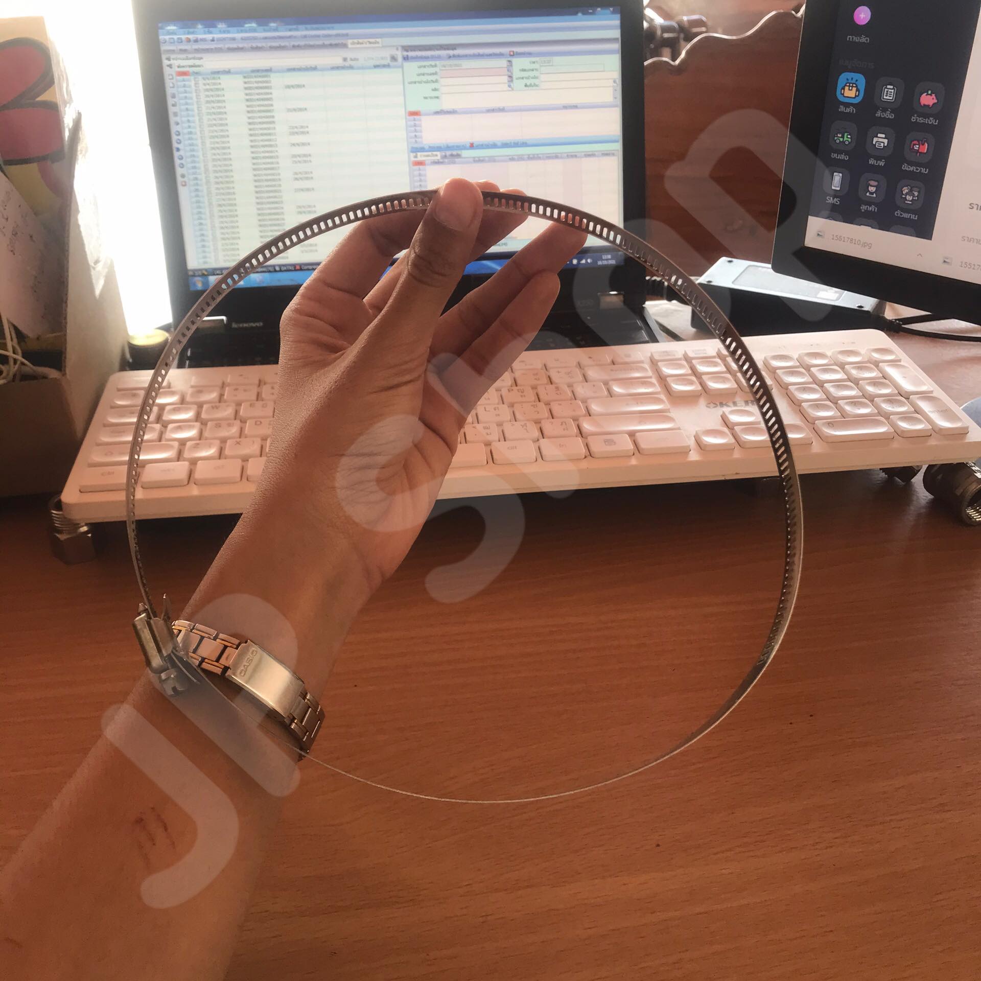 ปลอกรัด 175-197 (12 มม.) แคลมป์รัดท่อสแตนเลส 304 #175197