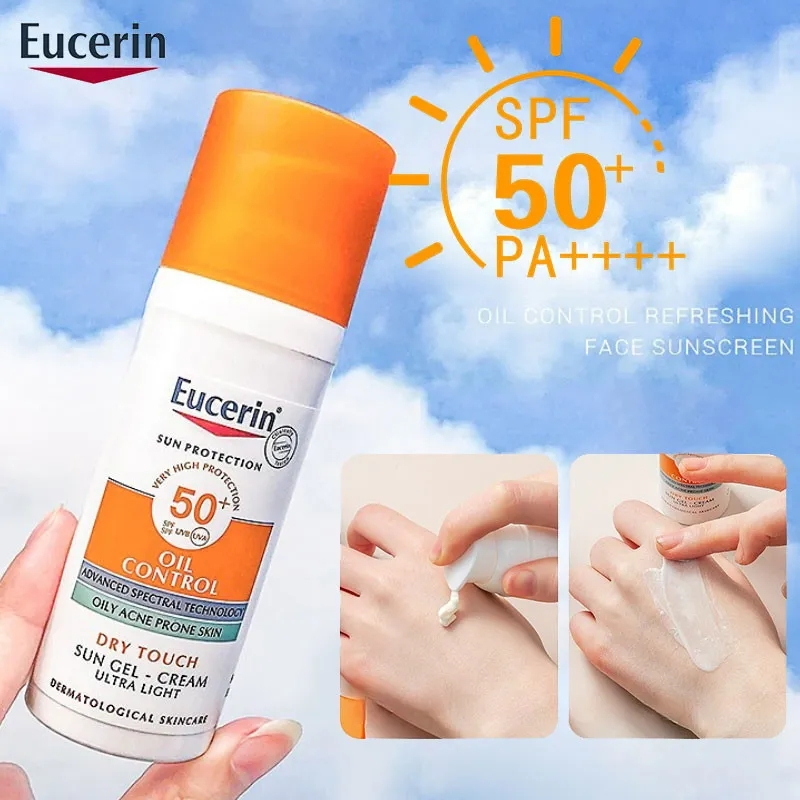 Eucerin Sun Gel-Creme Oil Control Dry Touch SPF 50+ 50ml. ครีมกันแดด ควบคุมความมัน