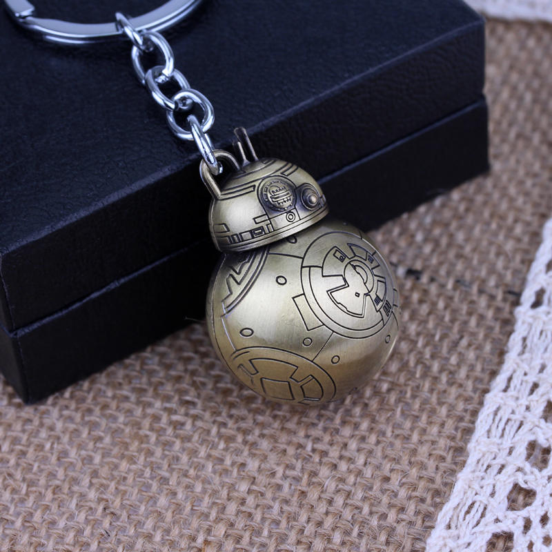 พวงกุญแจ โลหะ BB-8 สีบรอนซ์ - Star Wars Keychain