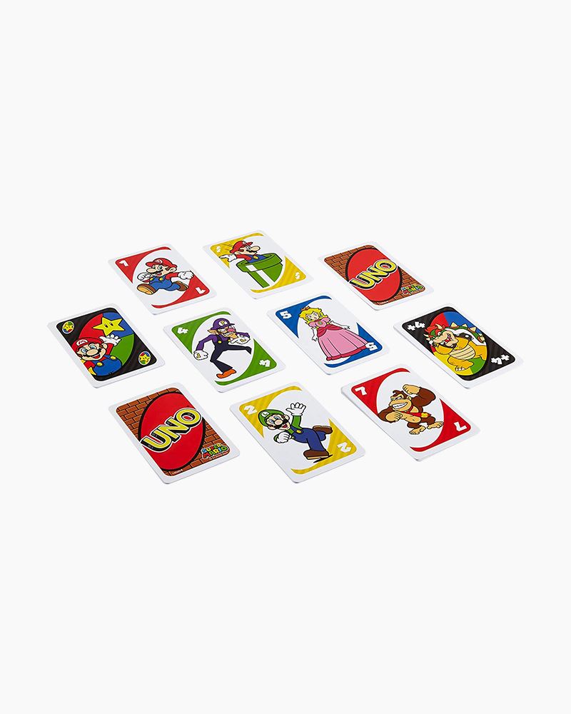UNO Super Mario Card Game (Mattel) การ์ดอูโน่ซุปเปอร์มาริโอ ลิขสิทธิ์แท้ #DRD00