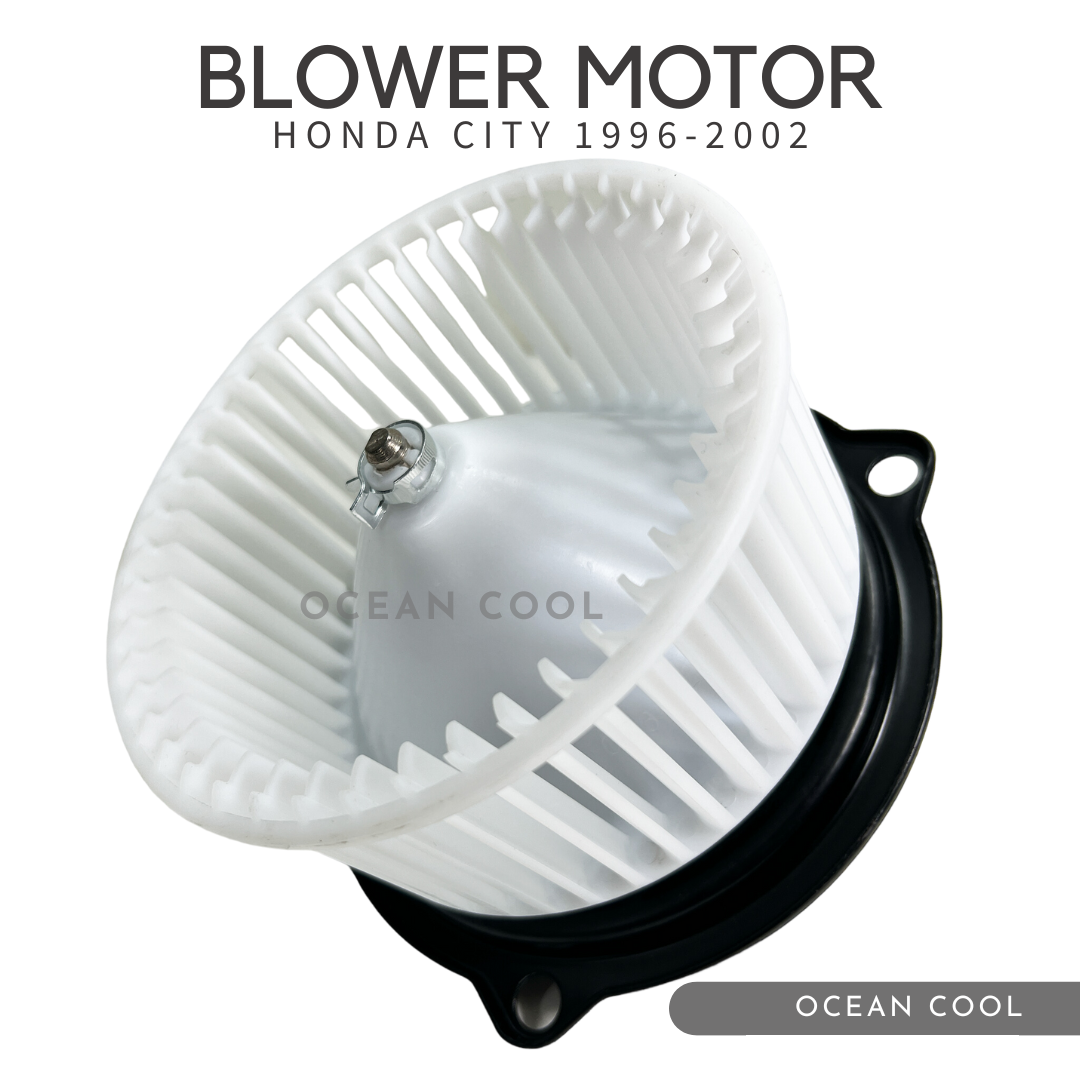 โบลเวอร์ มอเตอร์ ฮอนด้า ซิตี้ 1996 - 2002 ป่า พัดลมแอร์ โบเวอร์ Blower Motor HONDA CITY 1997 1998 1999 2000 2001 BW0030 อะไหล่ แอร์ รถยนต์