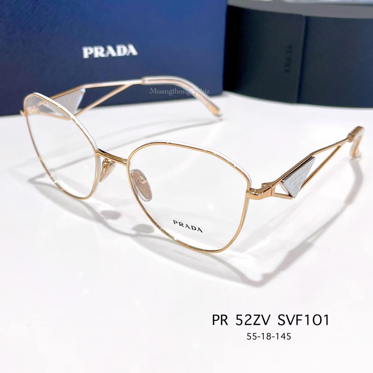 กรอบแว่น PRADA PR 52ZV SVF1O1 - Pink gold