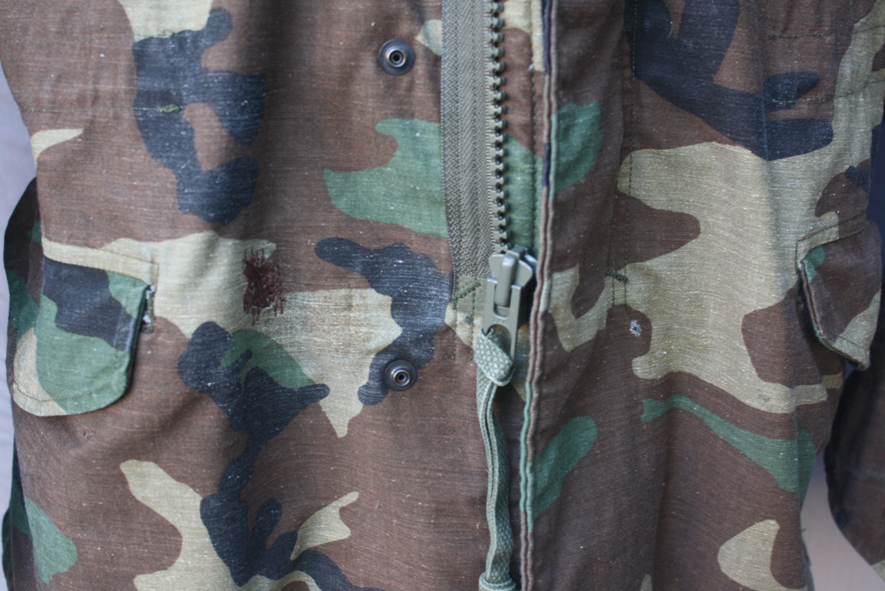 เสื้อทหาร M65 Class2 Pattern 3 ลายพราง