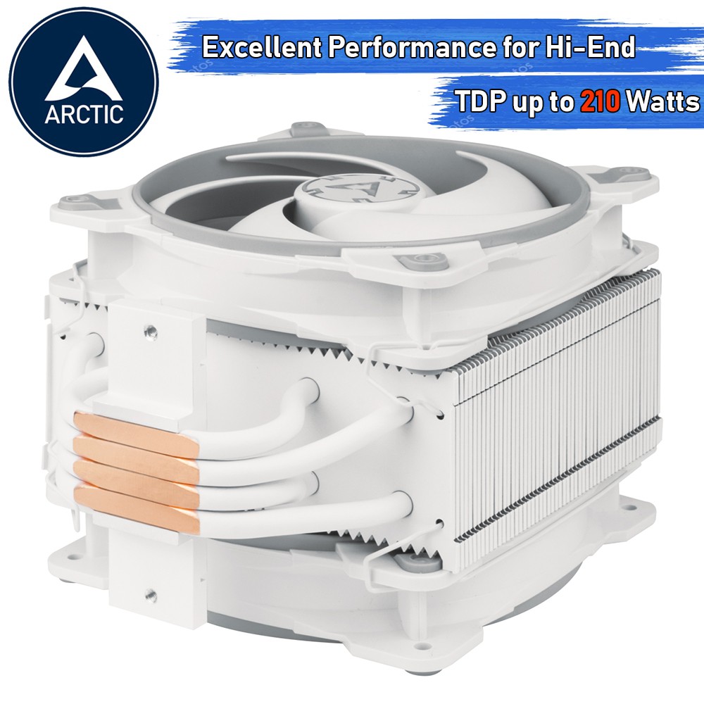 [CoolBlasterThai] Arctic Freezer 34 eSports DUO Tower CPU Cooler (Grey-WHITE) (LGA1851/AM5 Ready)