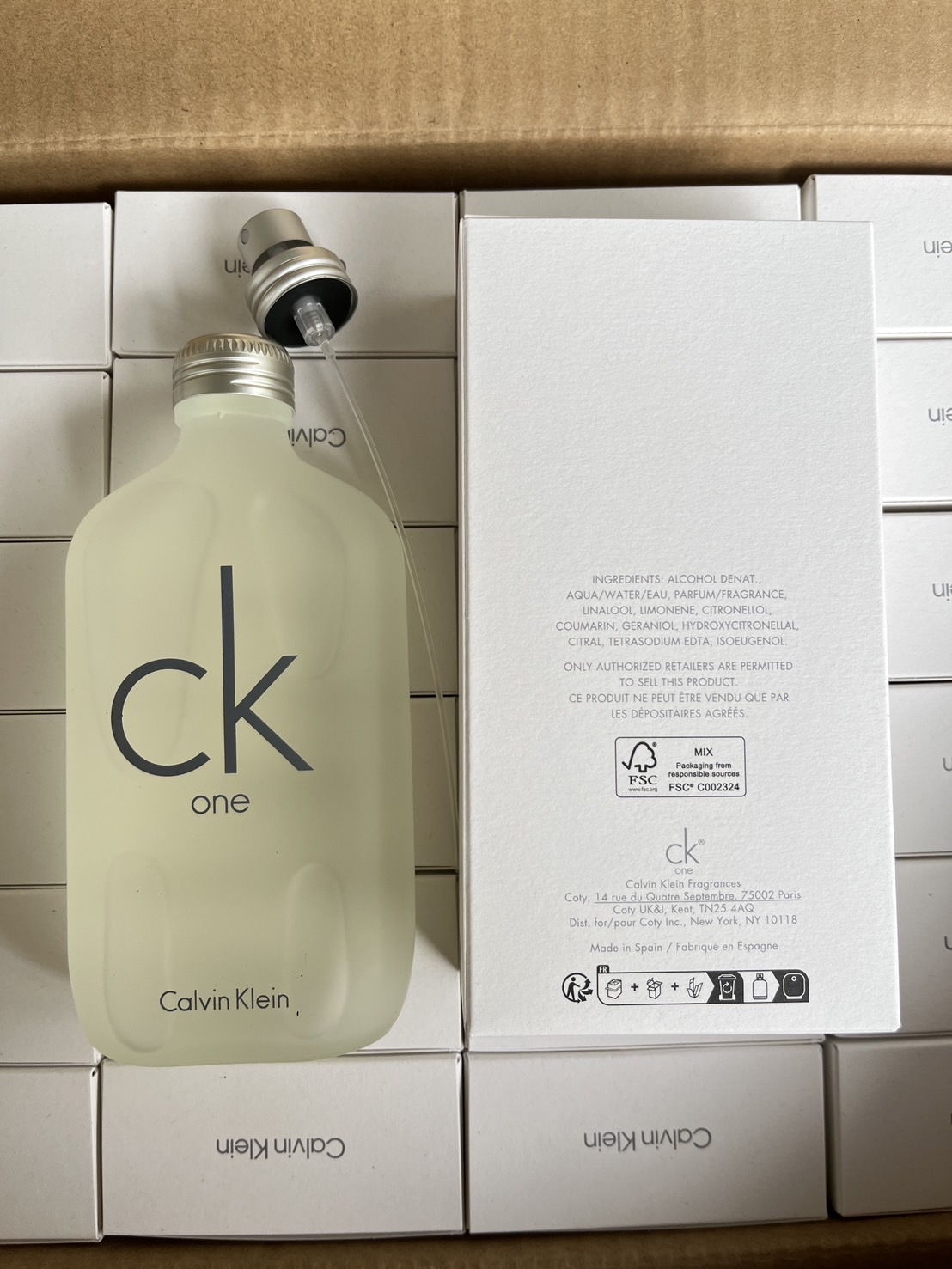Calvin Klein CK One Eau De Toilette 200ml. [กล่อง/ขาย] ของแท้