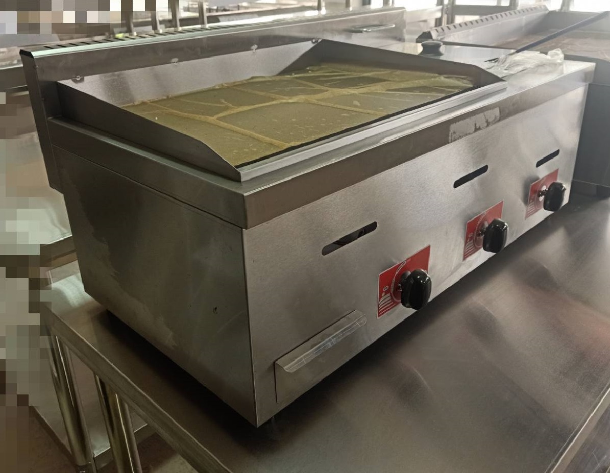 เตาสเต็ก+เตาทอดสแตนเลสระบบแก็ส(LPG) รุ่น : GH-710