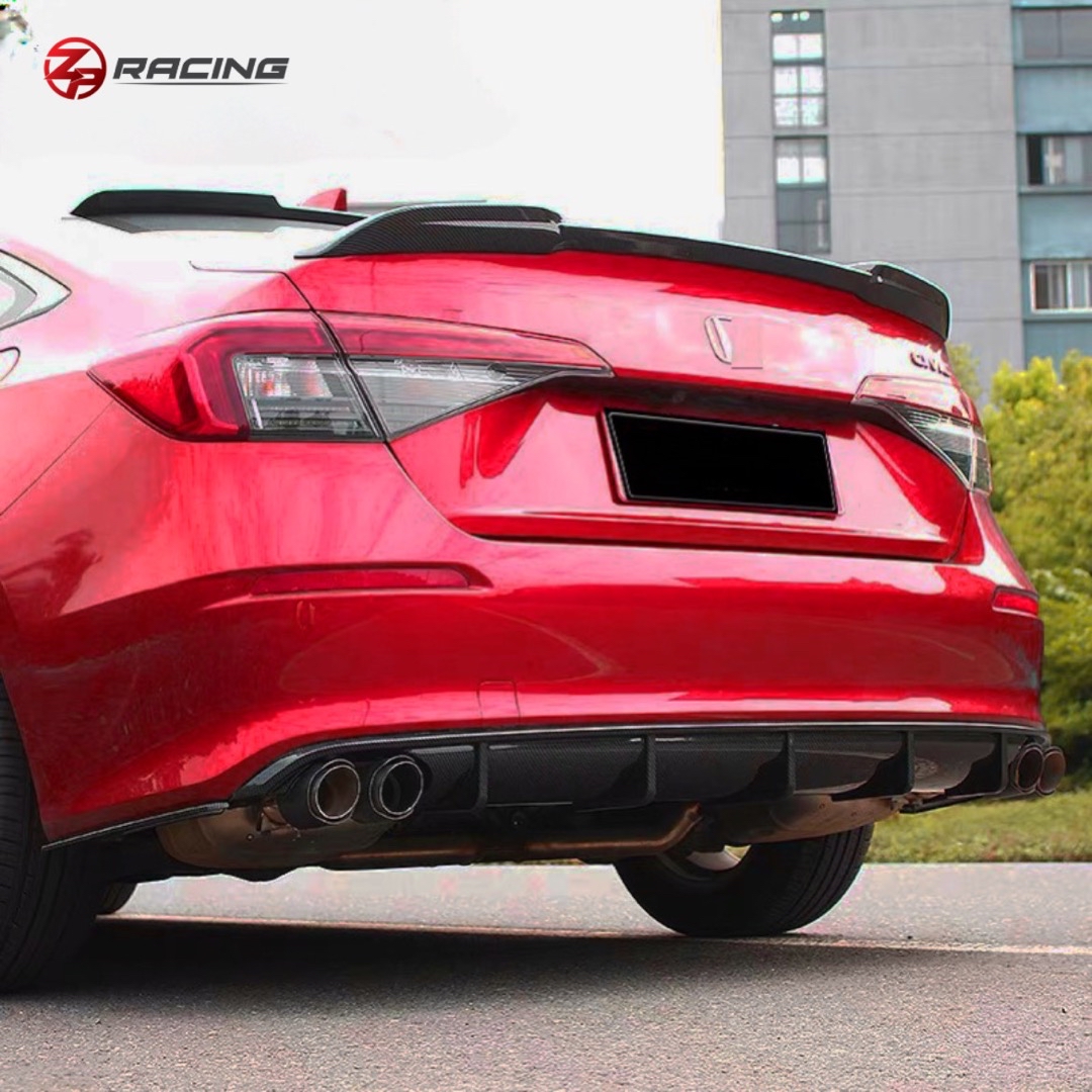 ชุดลิ้นหลัง ดิฟฟิวเซอร์ Civic FE 2022 พร้อมชุดท่อคู่