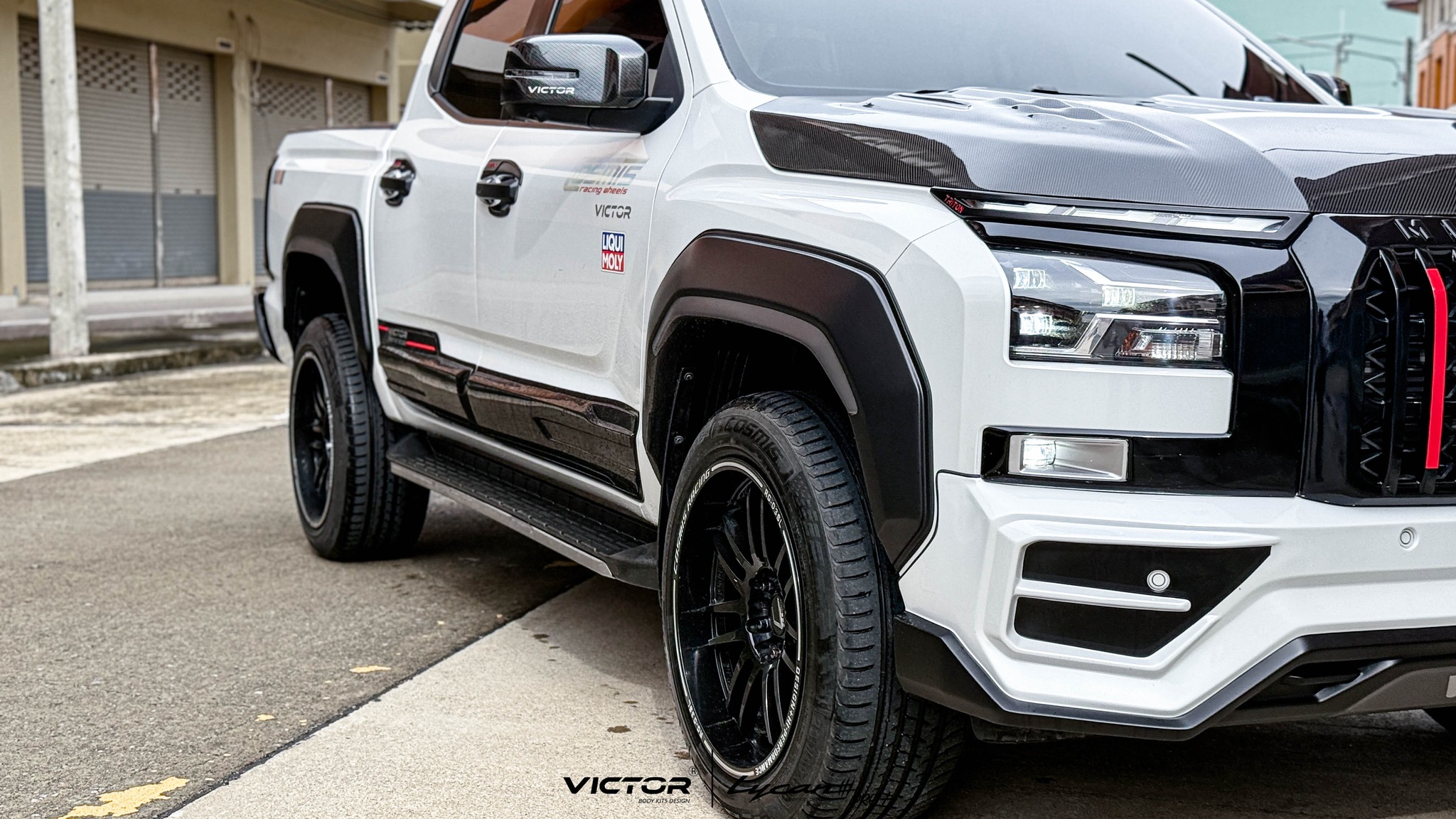 ชุดแต่ง ชุดสเกิร์ต MITSUBISHI TRIRON 2023 รุ่น VICTOR V.2