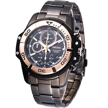 Seiko Men Watch SNDB50P1 (Black/Gold)