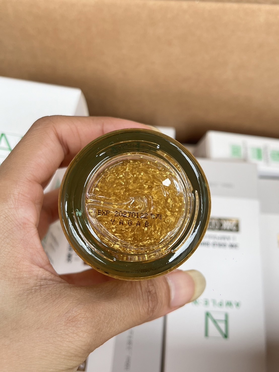 Ample : N 24K Gold Shot Ampoul 100ml. เซรั่มผสมทองคำ