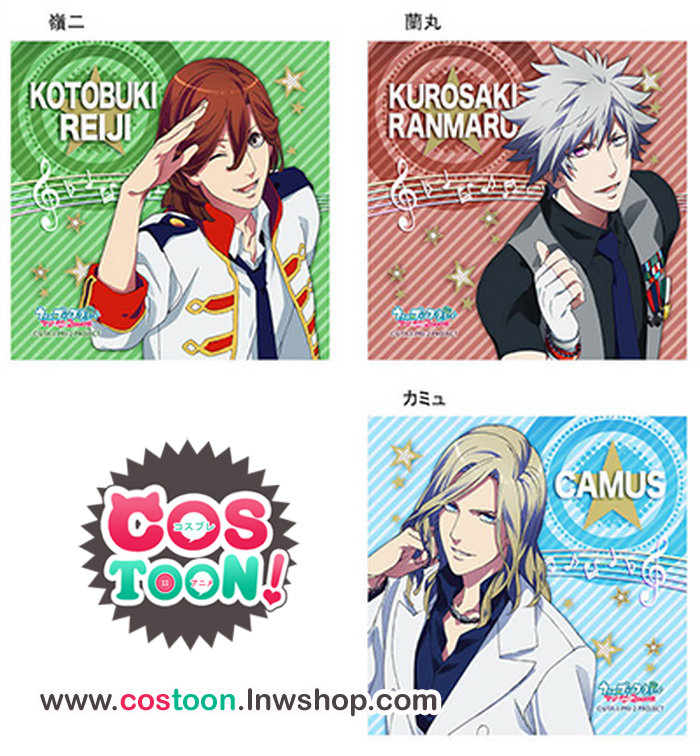 set ผ้าเช็ดหน้า Uta no Prince-sama (รุ่นพี่)3ผืน