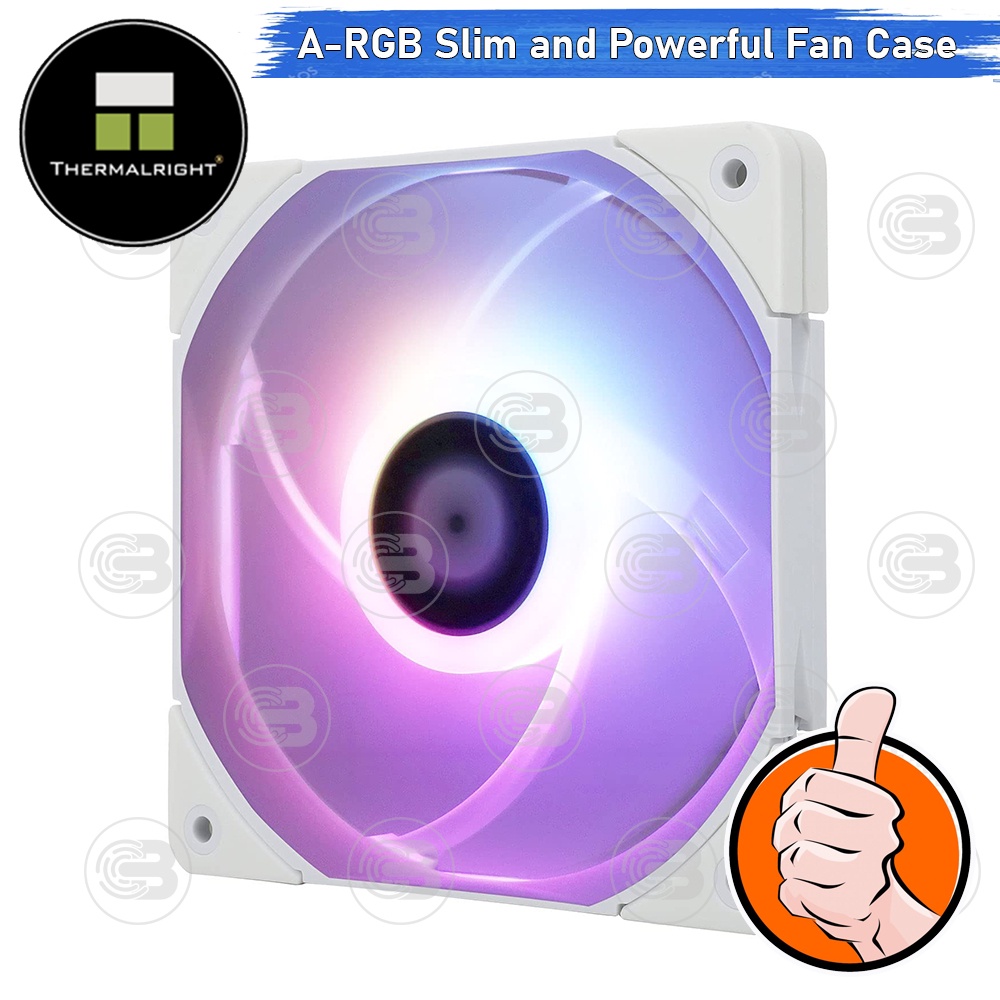 [CoolBlasterThai] Thermalright TL-C12015W-S A-RGB Slim Fan Case (size 120 mm.) ประกัน 3 ปี