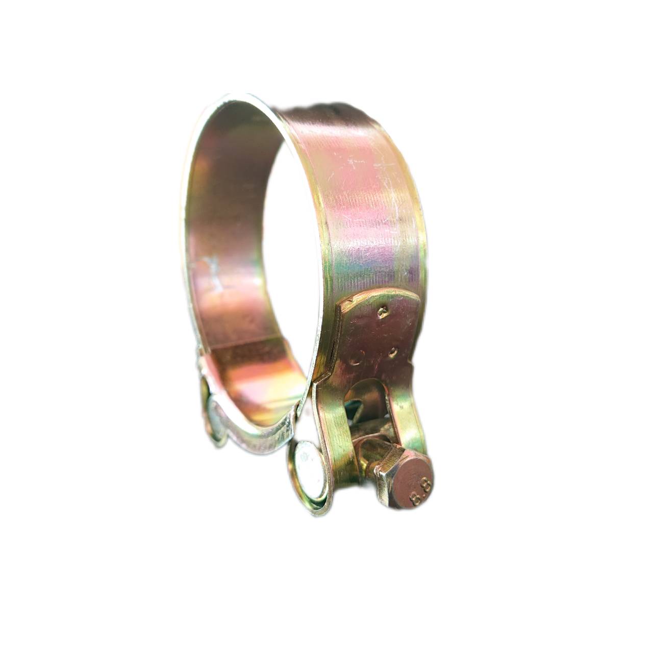 เข็มขัดรัดท่อชุบซิงค์ ปลอกรัดชุบซิงค์ 60-63 มม. สายรัดท่อ กิ๊บรัดท่อ ปลอกรัดท่อ อย่างดี แข็งแรงทนทาน รัดได้เยอะ ปรับระดับได้ ราคา/ชิ้น#6063