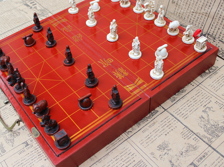 ชุดหมากรุกจีนกองทัพจีนแบบพับ L