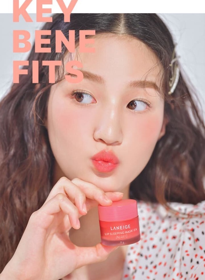 Laneige Lip Sleeping Mask with Lip Brush 20g. มาส์กบำรุงริมฝีปาก ของแท้