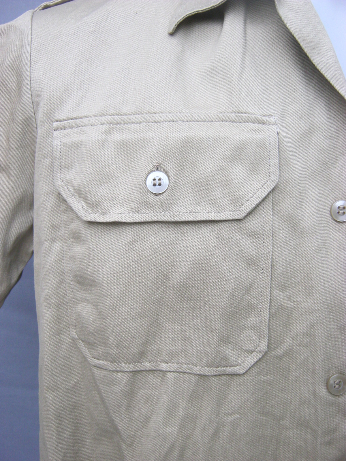 เสื้อ ทหาร USA สงครามเวียตนาม 70S' KHAKI 8.2oz