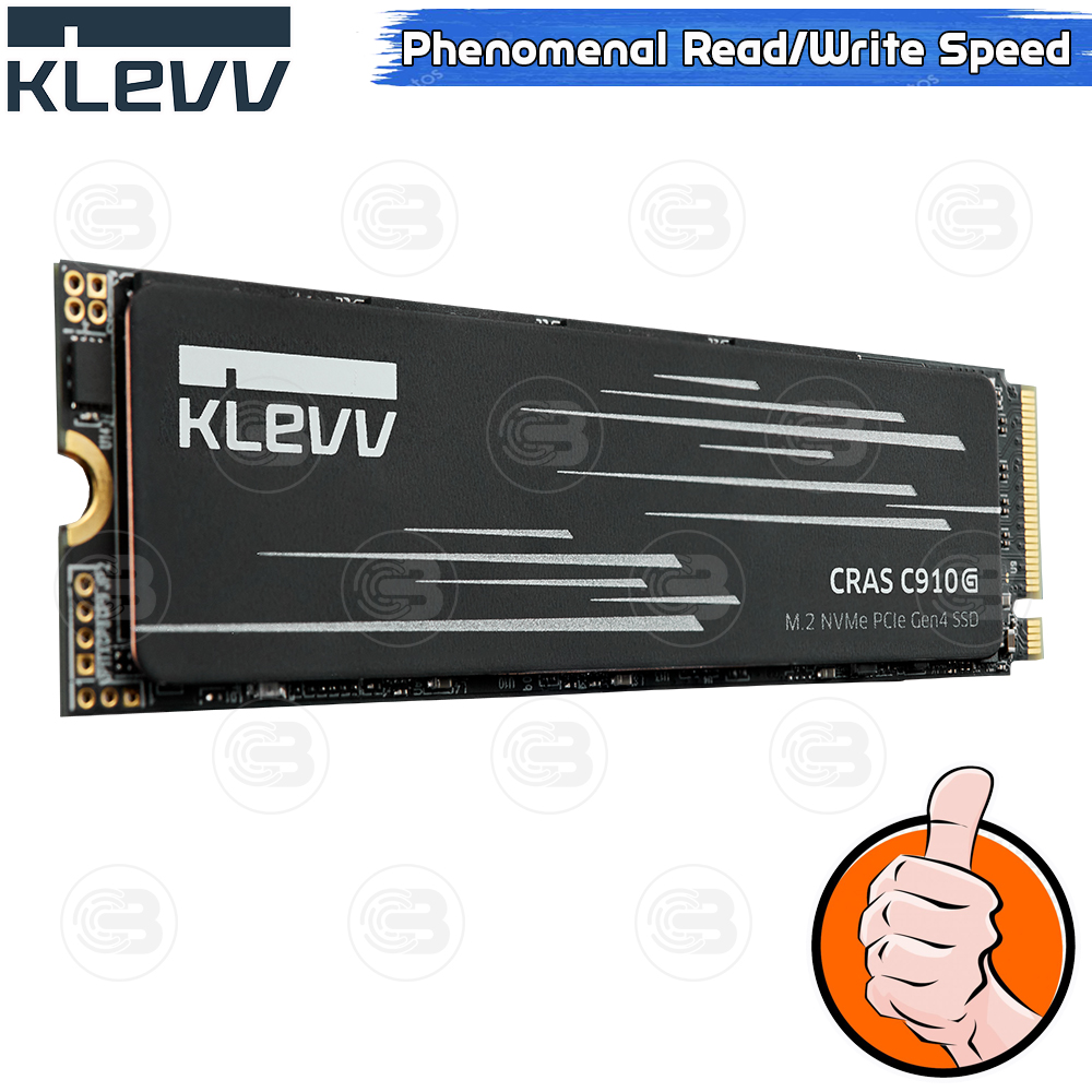 [CoolBlasterThai] KLEVV CRAS C910G SSD M.2 2280 NVMe PCIe GEN4x4 2TB (5Y-Warranty)