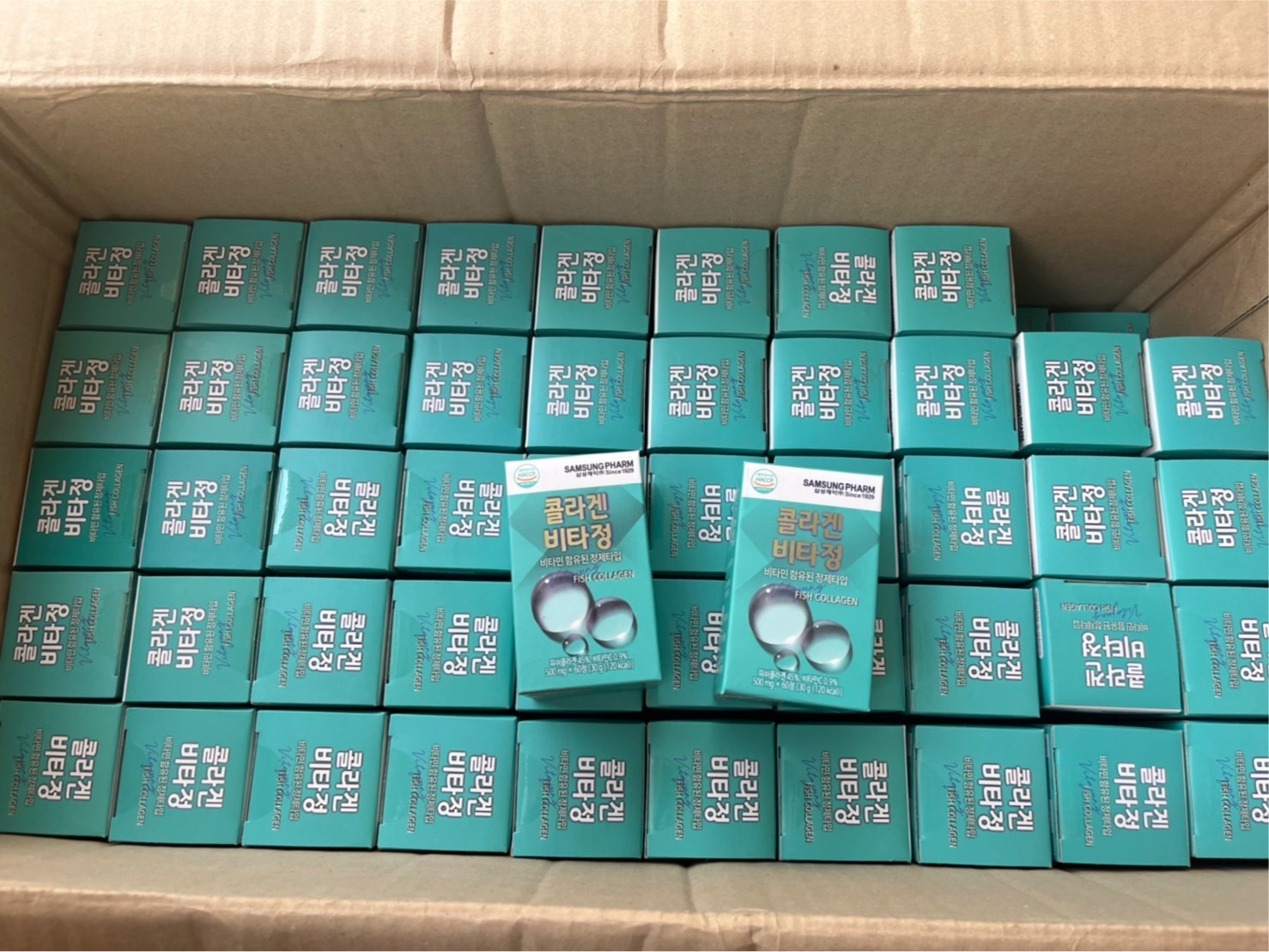 Samsung Pharm Fish Collagen (60เม็ด) คอลลาเจนเกาหลี