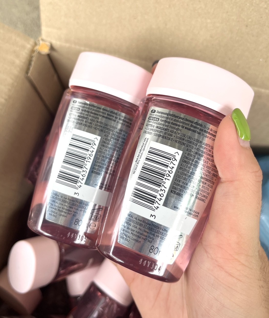 Kerastase Genesis Bain Nutri-Fortifiant Shampoo 80ml. (1ขวด) แชมพูตัวดังสำหรับผมแห้ง เส้นใหญ่ ขาดหลุดร่วงง่าย