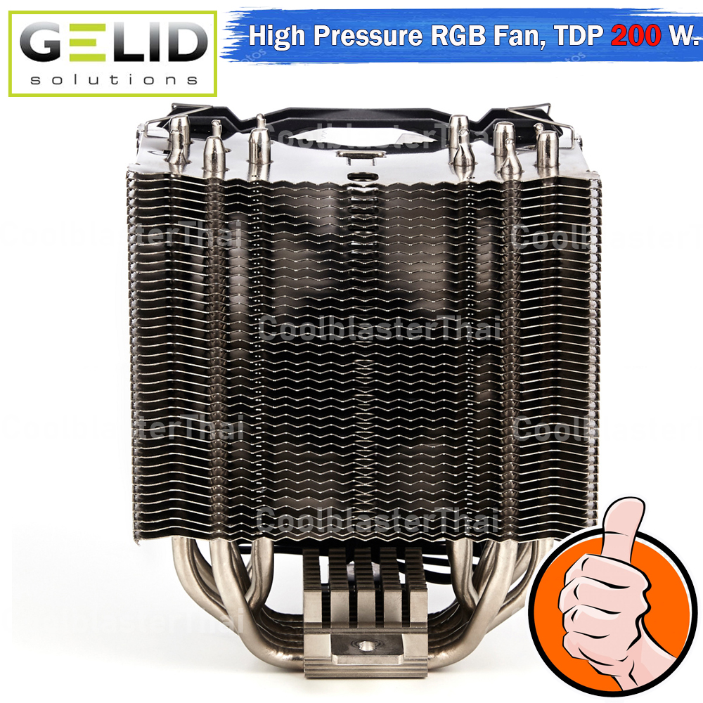 [CoolBlasterThai] GELID SIROCCO Extreme Performance RGB CPU Cooler (LGA1700 Ready) ประกัน 5 ปี