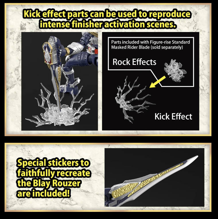 Figure-rise Standard MASKED RIDER BLADE EFFECT PARTS SET
