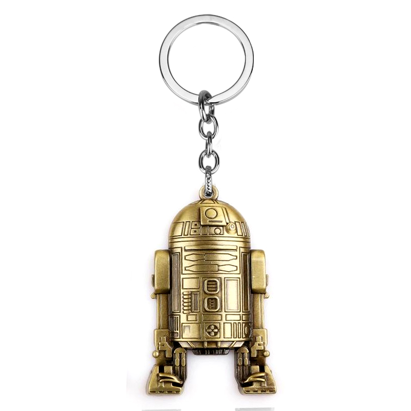 พวงกุญแจ โลหะ R2-D2 สีบรอนซ์ - Star Wars Keychain