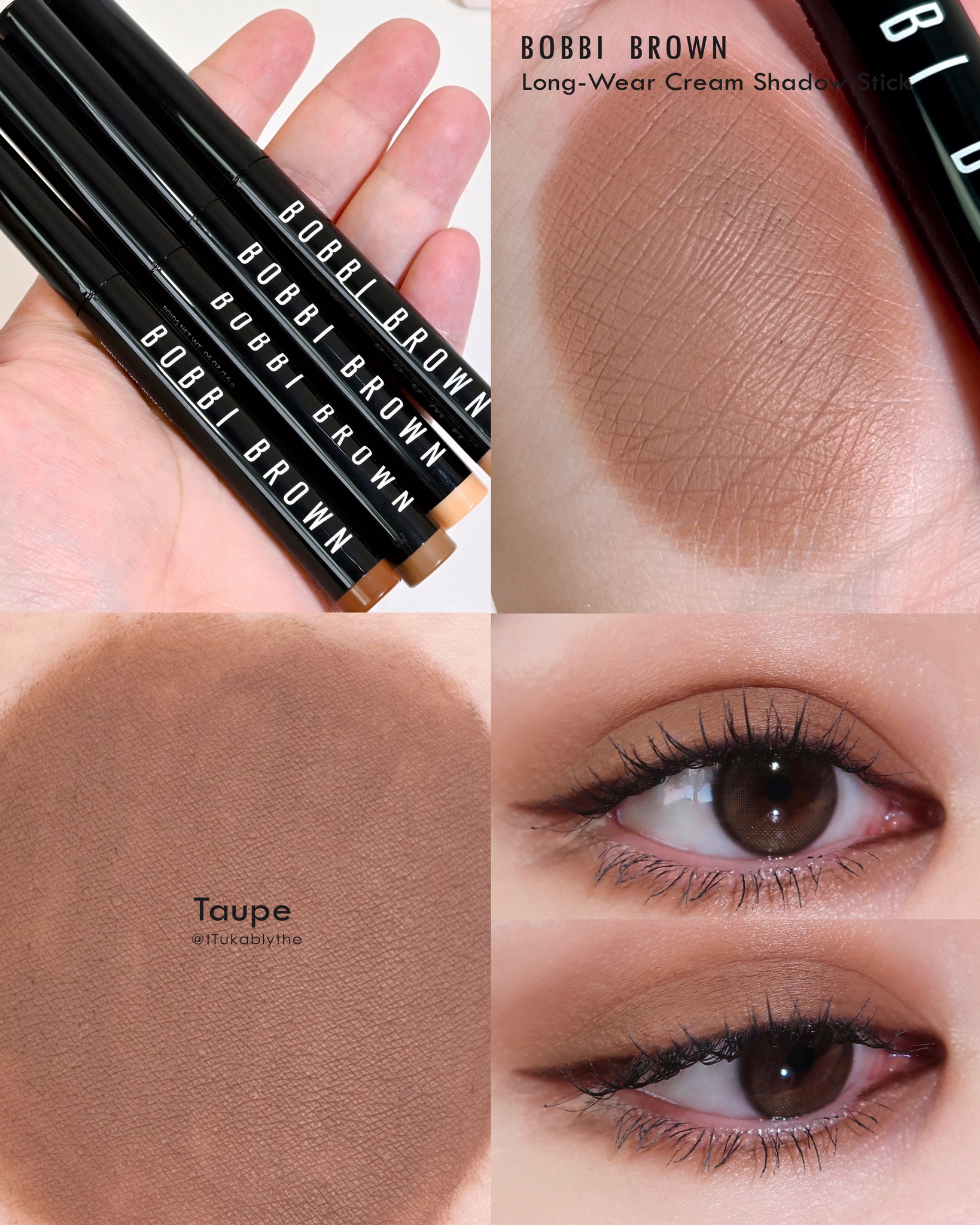 Bobbi Brown Long-Wear Cream Shadow Stick 0.9g สี Taupe อายแชโดว์ (1แท่ง)
