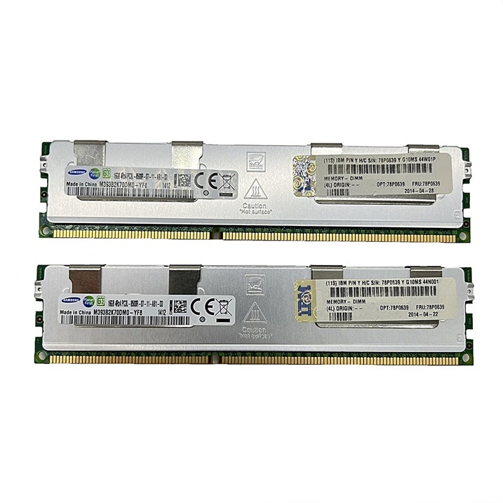 IBM 78P0639, FC#EM32, CCIN#31F5 [TorCompTH Thailand ขาย จำหน่าย ราคา] IBM 16GB 4Rx4 PC3L-8500R 2Gb DDR3-1066 1333MHz Memory for Power7