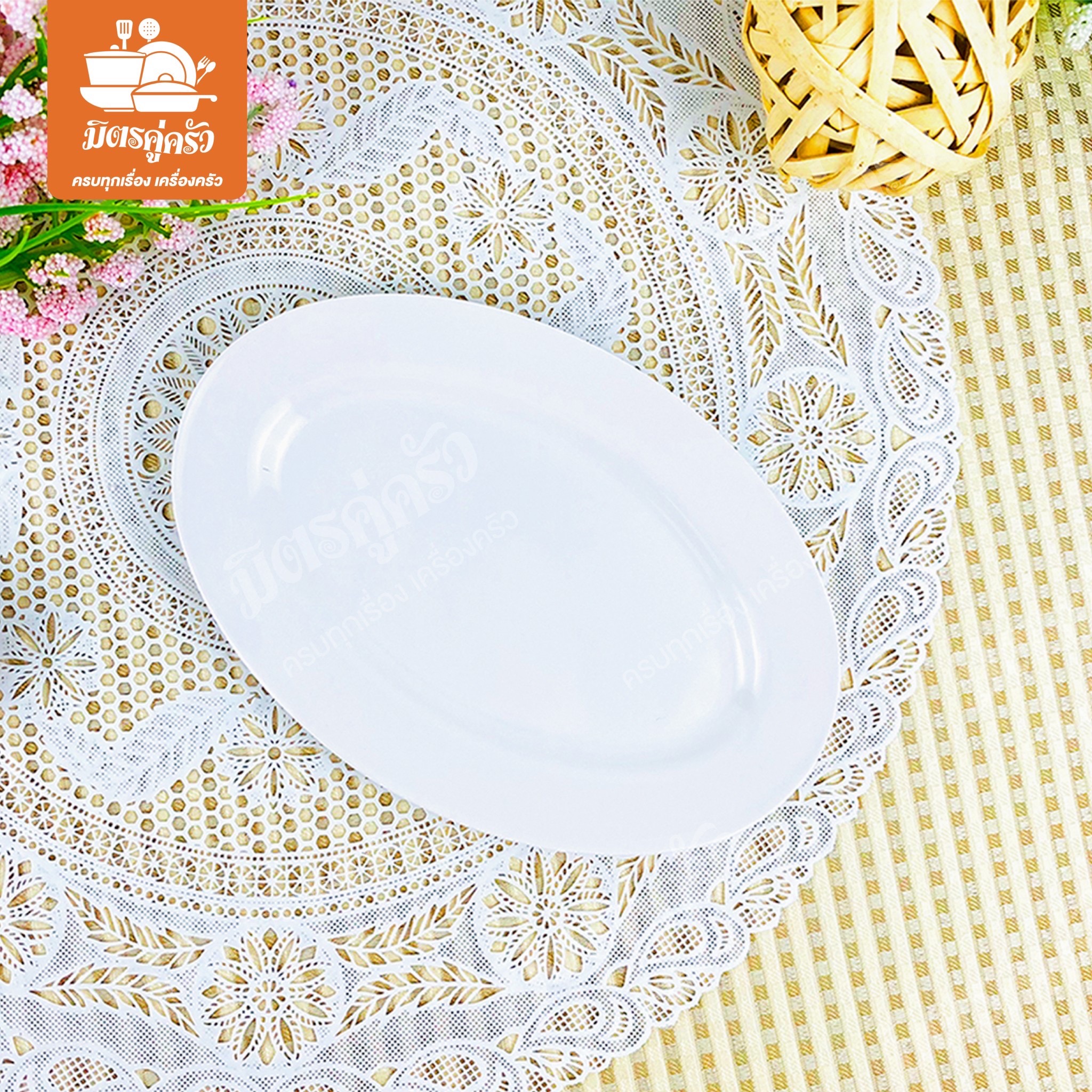 จานเปลทรงตื้น Unica P914-8 (ขนาด 8 นิ้ว)