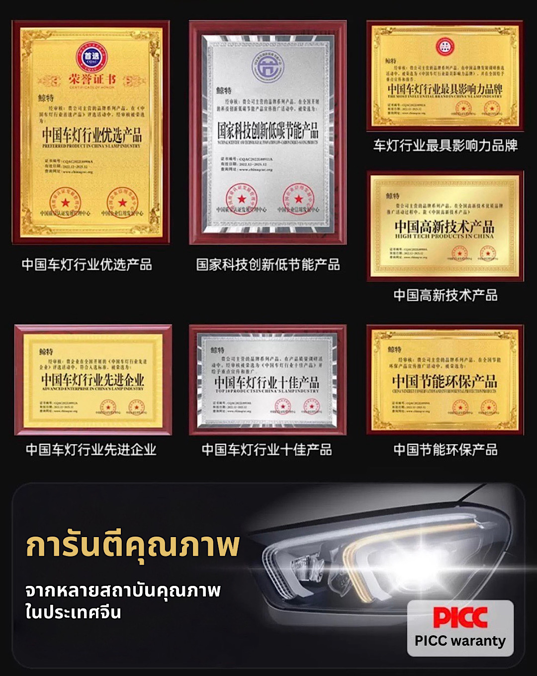 หลอดไฟหน้า Honda Civic FC 2016-2021 แบบ LED รุ่น X30