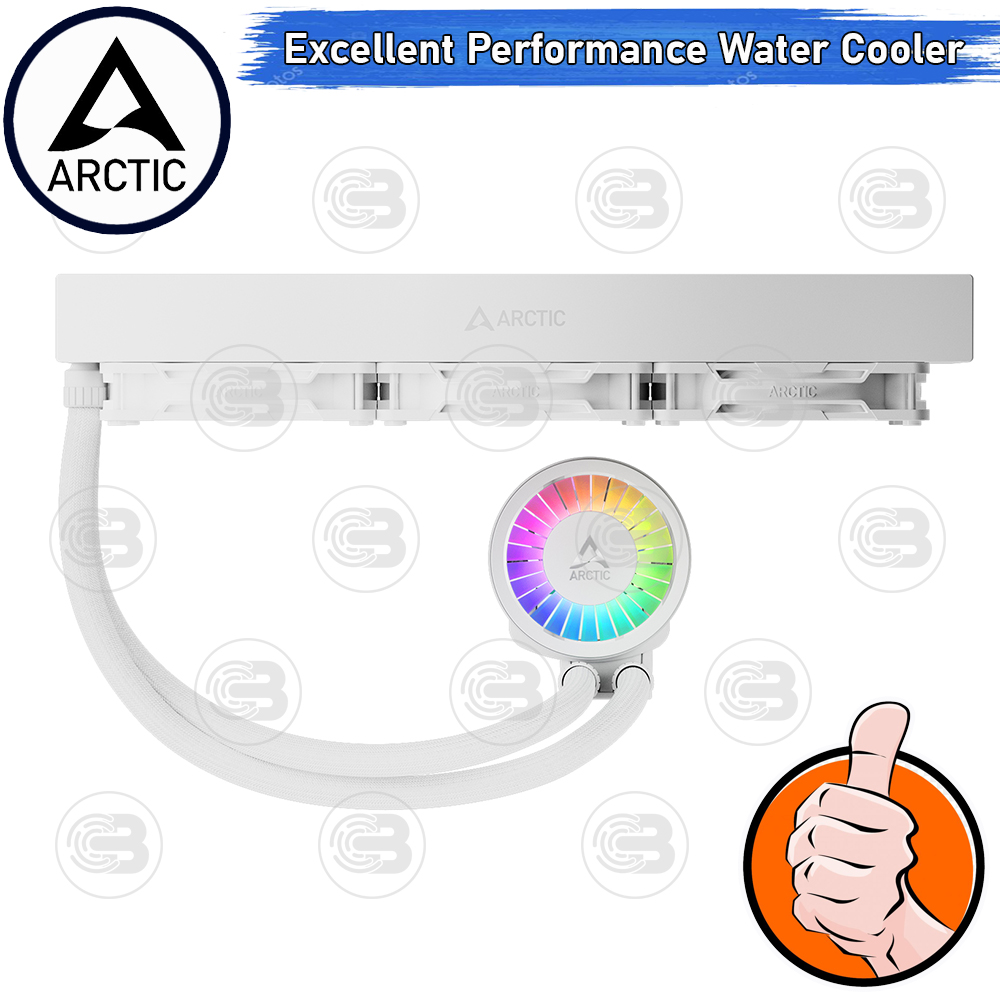 [CoolBlasterThai] ARCTIC Liquid Freezer III Pro 360 A-RGB White (All-In-One CPU Water Cooler) (LGA1851/1700/AM5/AM4)