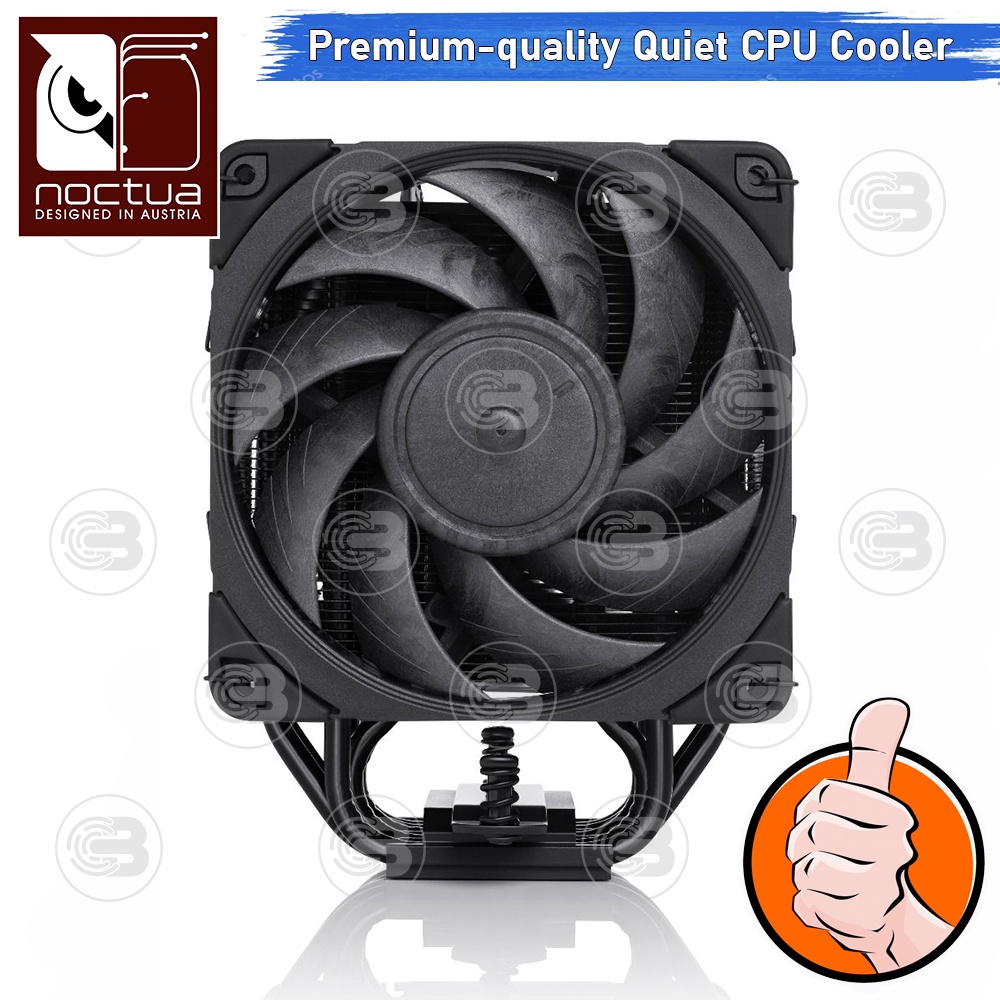 [CoolBlasterThai] Noctua NH-U12A CHROMAX.BLACK Heat Sink CPU Cooler (AM5/LGA1700 Ready) ประกัน 6 ปี