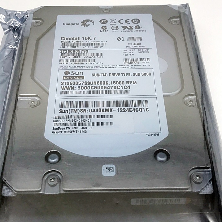 RFB, Sun 542-0143-01 / 390-0463-02 / 390-0483-03 [TorCompTH Thailand - ขาย จำหน่าย ราคา] Sun 600GB 15K SAS 3.5IN HDD for Sun ST2540 M2