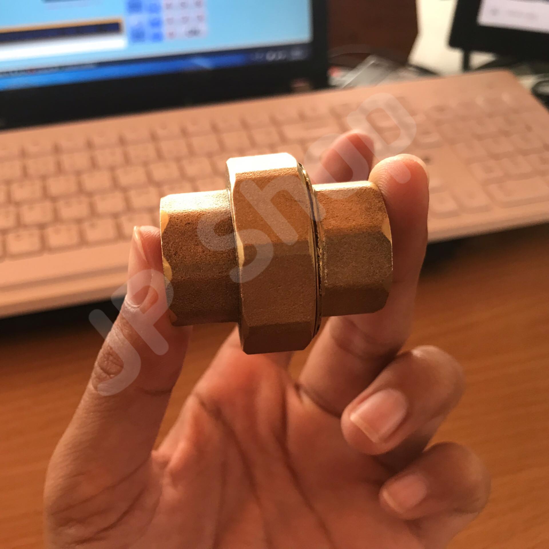 ข้อต่อตรงทองเหลืองขนาด 4 หุน (นิปเปิ้ลเกลียวใน) ข้อต่อ ทองเหลือง นิปเปิ้ล เกลียวใน 4 หุน#2154