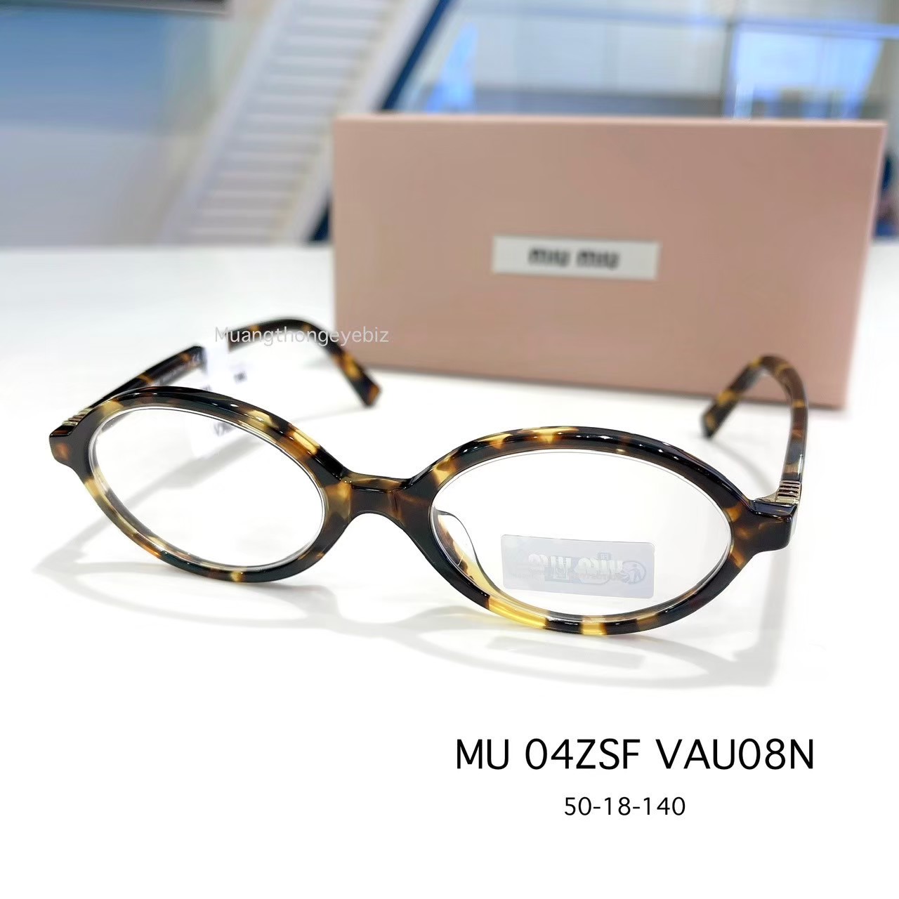 MIUMIU Regard MU 04ZSF VAU08N (เลนส์ Blue Light )